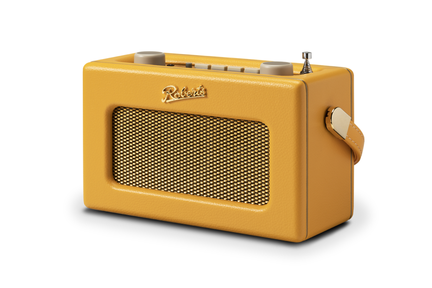 Roberts Revival Uno BT DAB/DAB+/FM Bluetooth Radio Bluetooth Speaker- Sunburst yellow