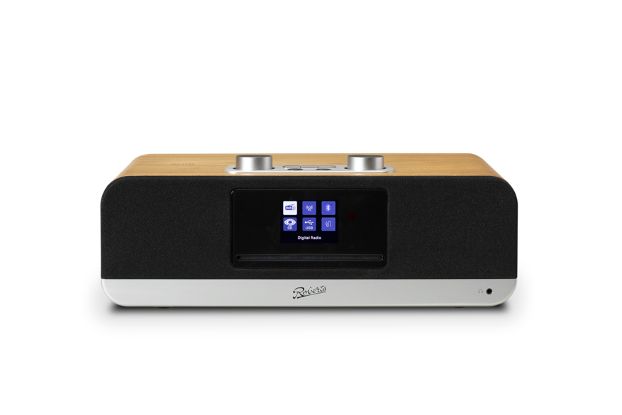 Roberts Blutune 300 DAB/DAB+/FM/CD Player Sound System Bluetooth Speaker - Natural Wood Cherry